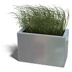 Verzinkt staal plantenbak Texas 300x600