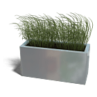 Verzinkt staal plantenbak Texas 300x800