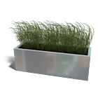Verzinkt staal plantenbak Texas 400x1200