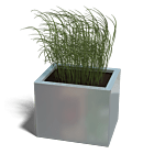 Verzinkt staal plantenbak Texas 400x500