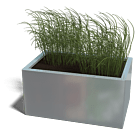 Verzinkt staal plantenbak Texas 500x800