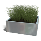 Verzinkt staal plantenbak Texas 800x1000