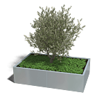 Verzinkt staal plantenbak Texas xxl 1600x1000