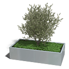 Verzinkt staal plantenbak Texas xxl 1600x800
