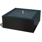 Aluminium watertafel 1000x1000x400