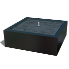 Aluminium watertafel 1200x1200x400