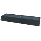 Aluminium watertafel 3000x800x400
