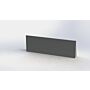 Gepoedercoat staal keerwand recht 1500mm (hoogte 500mm)