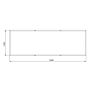 Gepoedercoat staal plantenbak Texas xxl 3600x1200