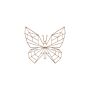 Cortenstaal wanddecoratie Butterfly 1.0 *OP=OP