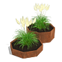 Cortenstaal plantenbak Chicago special II 600