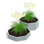 Verzinkt staal plantenbak Chicago special II 600