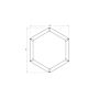 Gepoedercoat staal plantenbak Denver 300