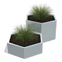 Verzinkt staal plantenbak Denver special II 500