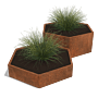 Cortenstaal plantenbak Denver special II 800