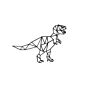 Metalen wanddecoratie Dinosaur *OP=OP