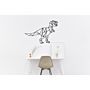 Metalen wanddecoratie Dinosaur