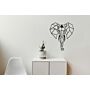 Metalen wanddecoratie Elephant 2.0