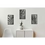 Metalen wanddecoratie Ferns 3-parts