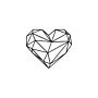 Metalen wanddecoratie Heart