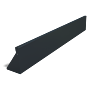 Gepoedercoat staal keerwand recht 2000mm (hoogte 300mm)