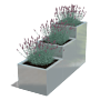 Verzinkt staal plantenbak Miami special III 500