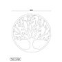 Cortenstaal wanddecoratie Tree