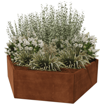 Cortenstaal plantenbak Denver 100