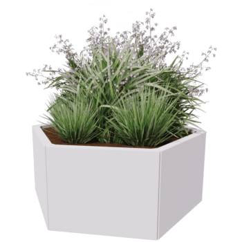 Gepoedercoat staal plantenbak Denver 50