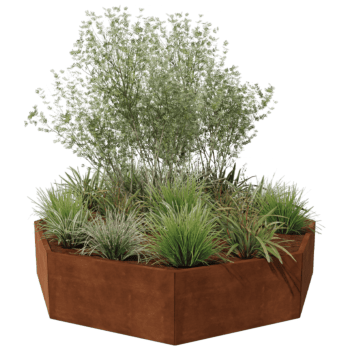 Cortenstaal plantenbak Chicago 100