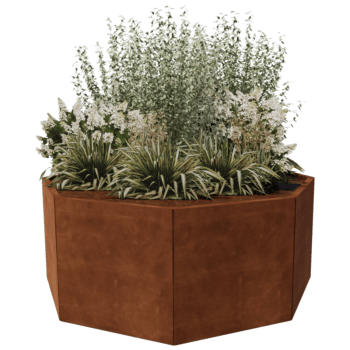 Cortenstaal plantenbak Chicago 70