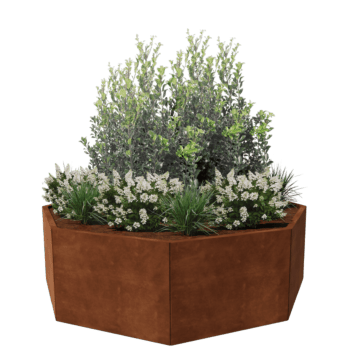 Cortenstaal plantenbak Chicago 80