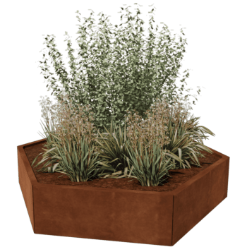 Cortenstaal plantenbak Denver 80