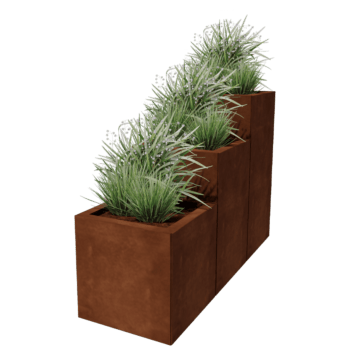 Cortenstaal plantenbak Miami special III 40