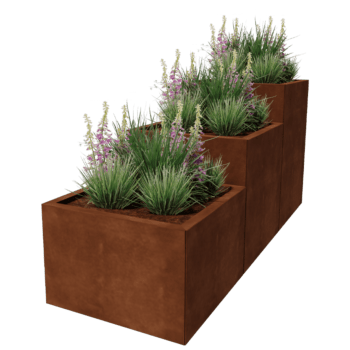 Cortenstaal plantenbak Miami special III 60