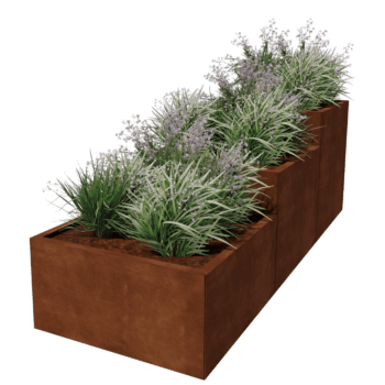 Cortenstaal plantenbak Miami special III 80