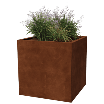 Cortenstaal plantenbak Miami 70 x 70 cm