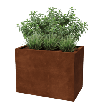 Cortenstaal plantenbak Texas 50 x 80 cm