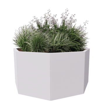 Gepoedercoat staal plantenbak Chicago 50