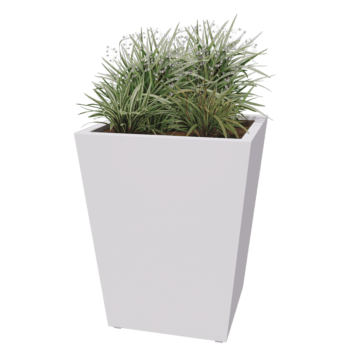 Gepoedercoat staal gelaste plantenbak Cone 80 x 80 x 100 cm