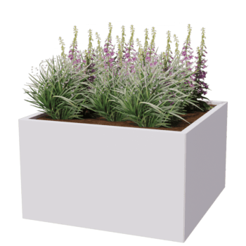Gepoedercoat staal plantenbak Miami 100 x 100 cm
