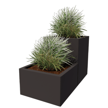 Gepoedercoat staal plantenbak Miami special II 50