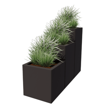 Gepoedercoat staal plantenbak Miami special III 40