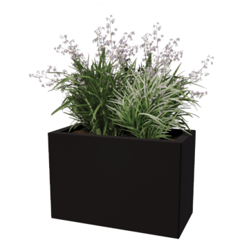 Gepoedercoat staal plantenbak Texas 30 x 60 cm