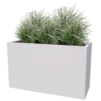 Gepoedercoat staal plantenbak Texas 40 x 100 cm