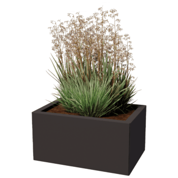 Gepoedercoat staal plantenbak Texas 40 x 60 cm