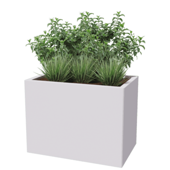 Gepoedercoat staal plantenbak Texas 50 x 80 cm