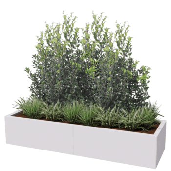 Gepoedercoat staal plantenbak Texas xxl 160 x 50 cm