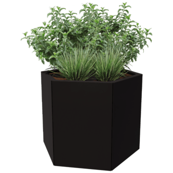 Gepoedercoat staal plantenbak Denver 40