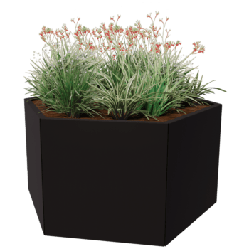 Gepoedercoat staal plantenbak Denver 70
